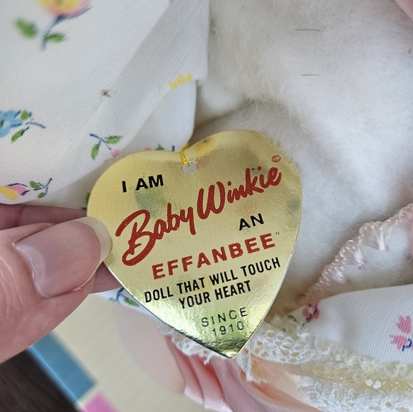 Vintage 1971 Baby Winkie Effanbee Doll Brunette New! - Picture 3 of 8